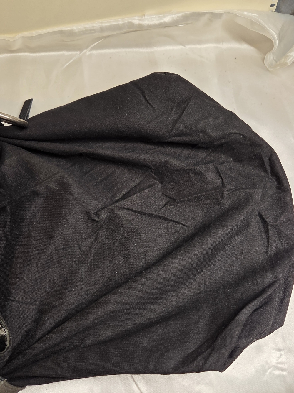 Lucky Brand Patchwork Black & Gray Leather Hobo Bag - Picture 4 of 4